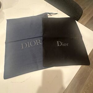 Dior Dust Bags in Black and Navy